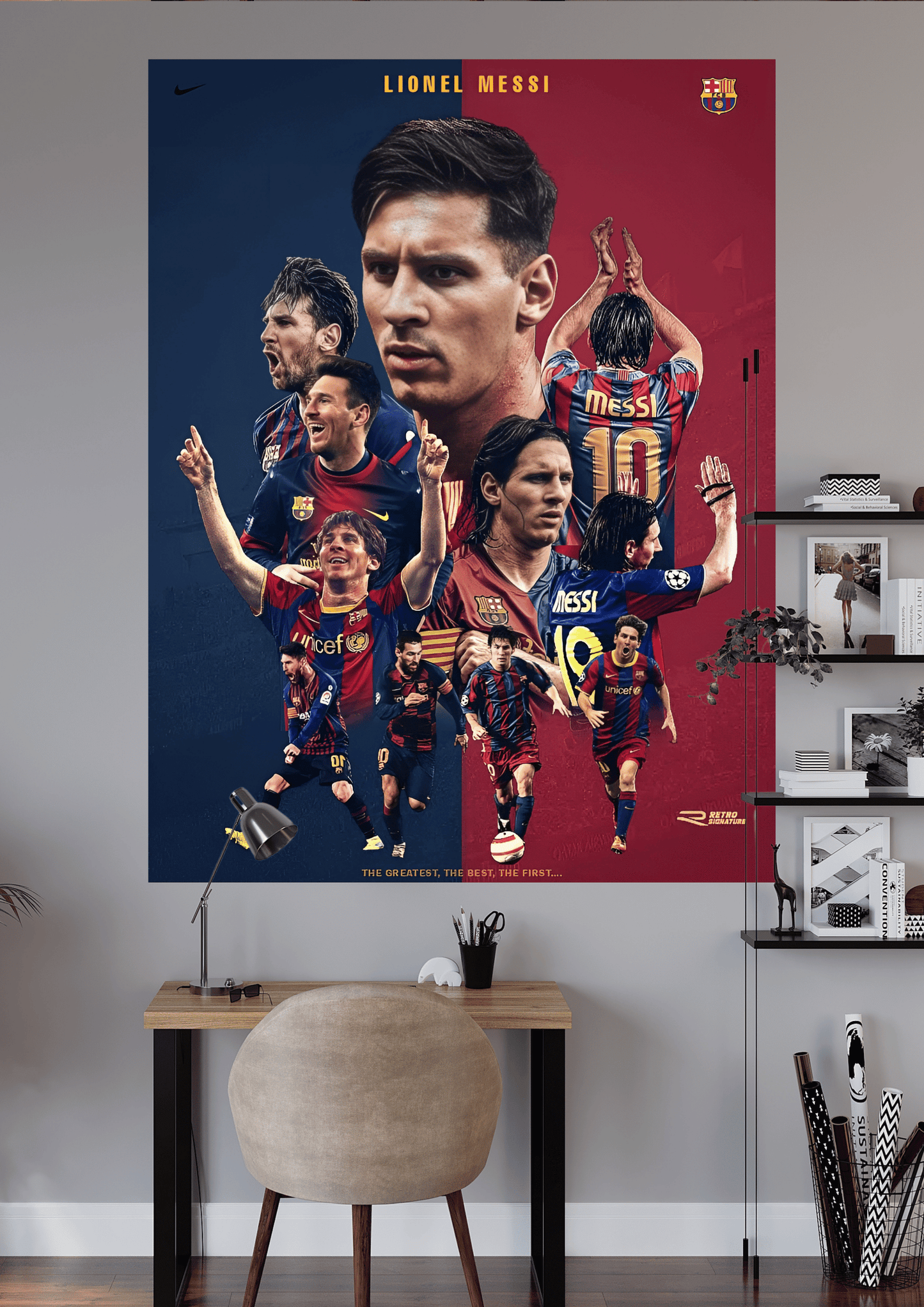 MESSI | UNIQUE DESIGN | FOOTBALL POSTER | #HIP016