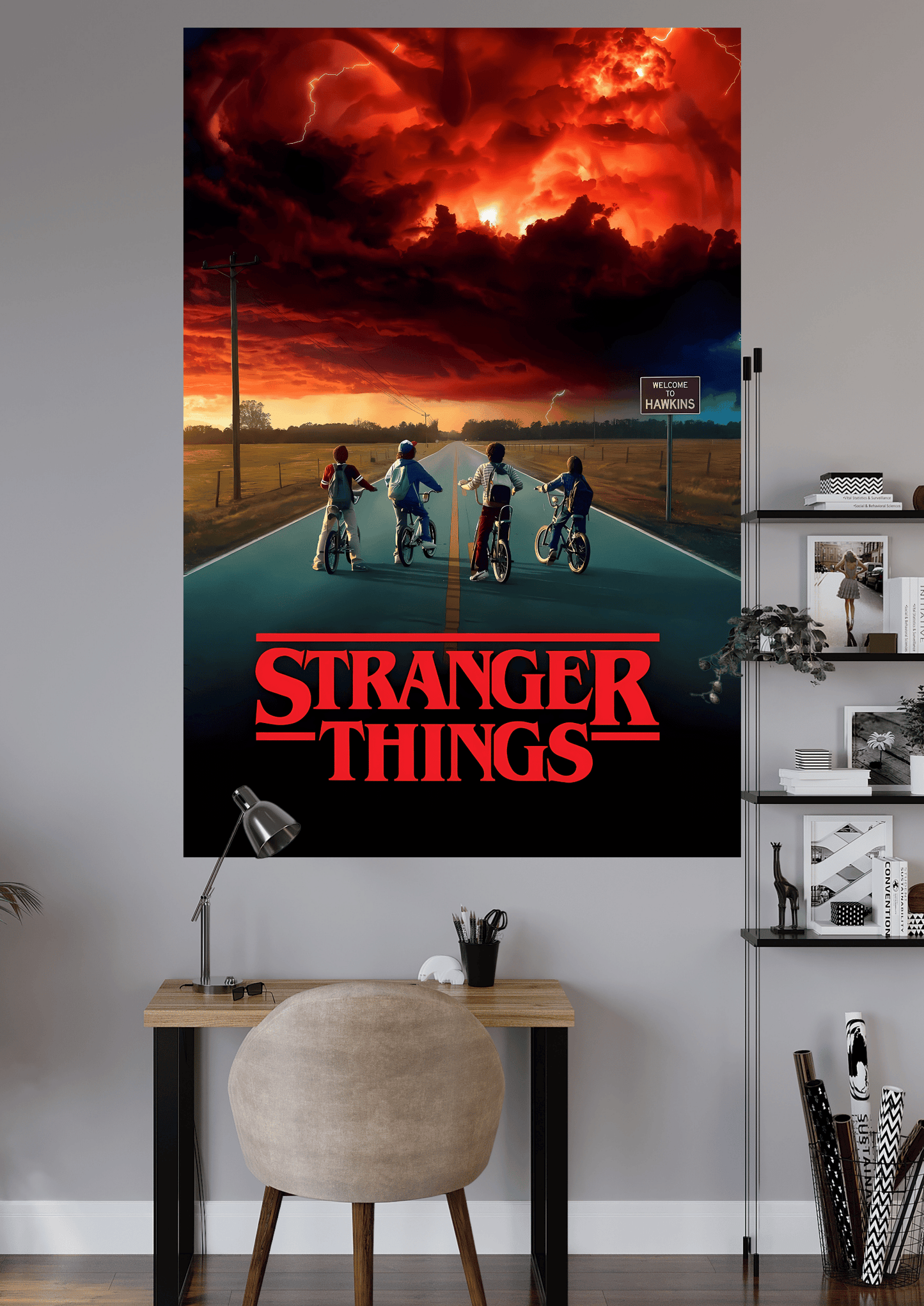 STRANGER THINGS | UNIQUE DESIGN | MOVIE POSTER | #HIP031