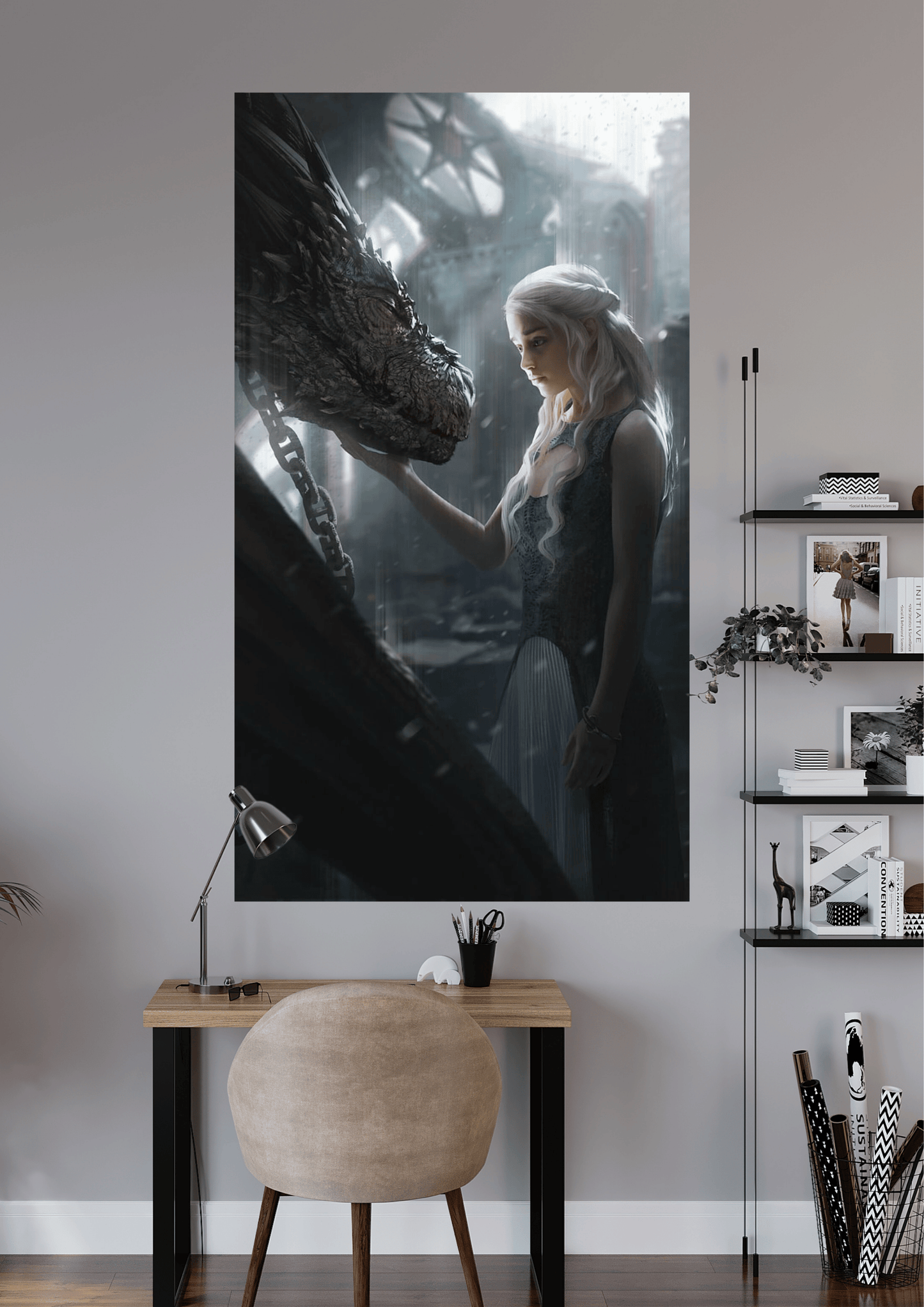 MOTHER OF DRAGON FROM GAME OF THRONES | UNIQUE DESIGN | MOVIE POSTER | #HIP141