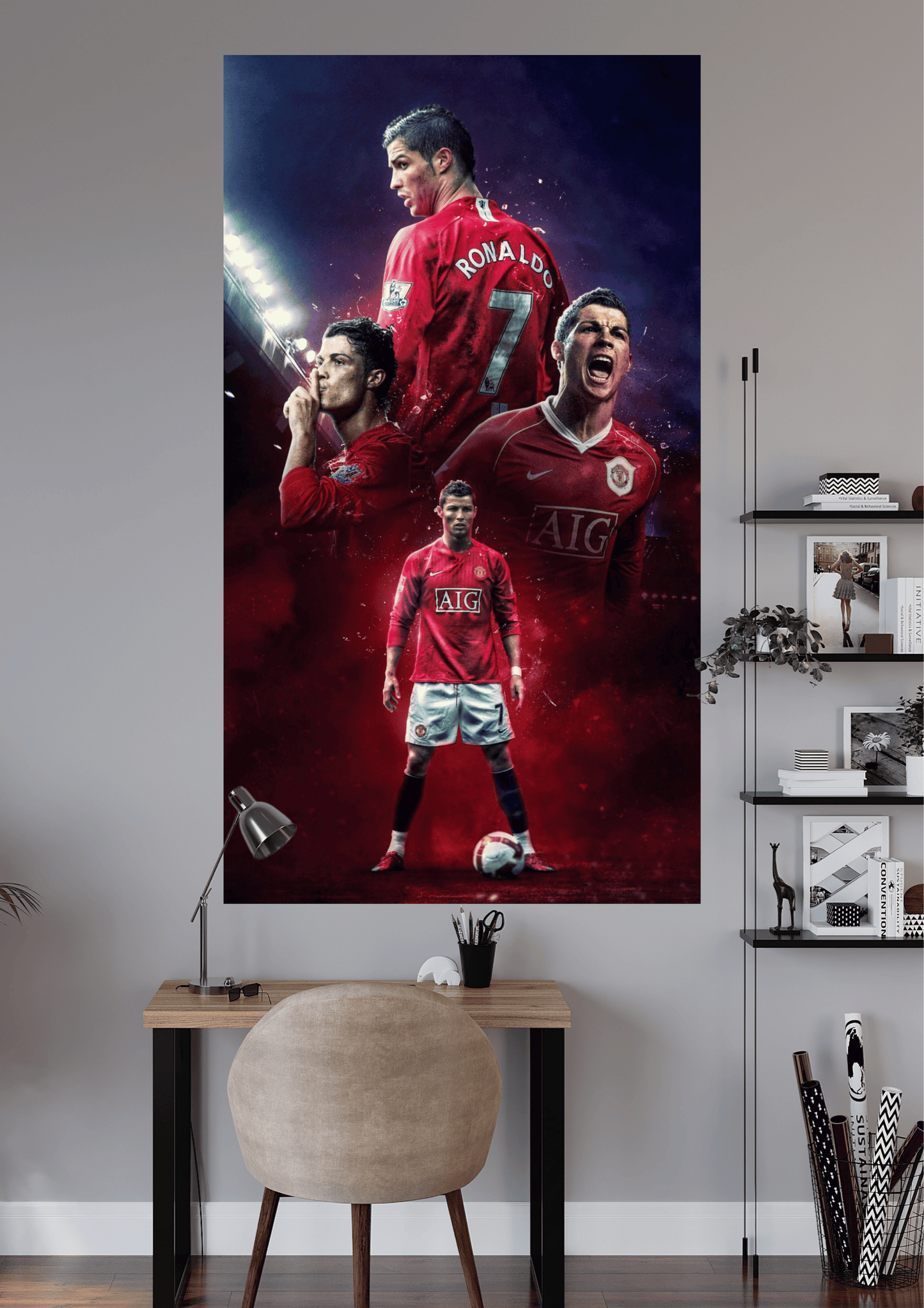 CRISTIANO RONALDO CELEBRATION | UNIQUE DESIGN | SPORTS POSTER | #OFFHIP165