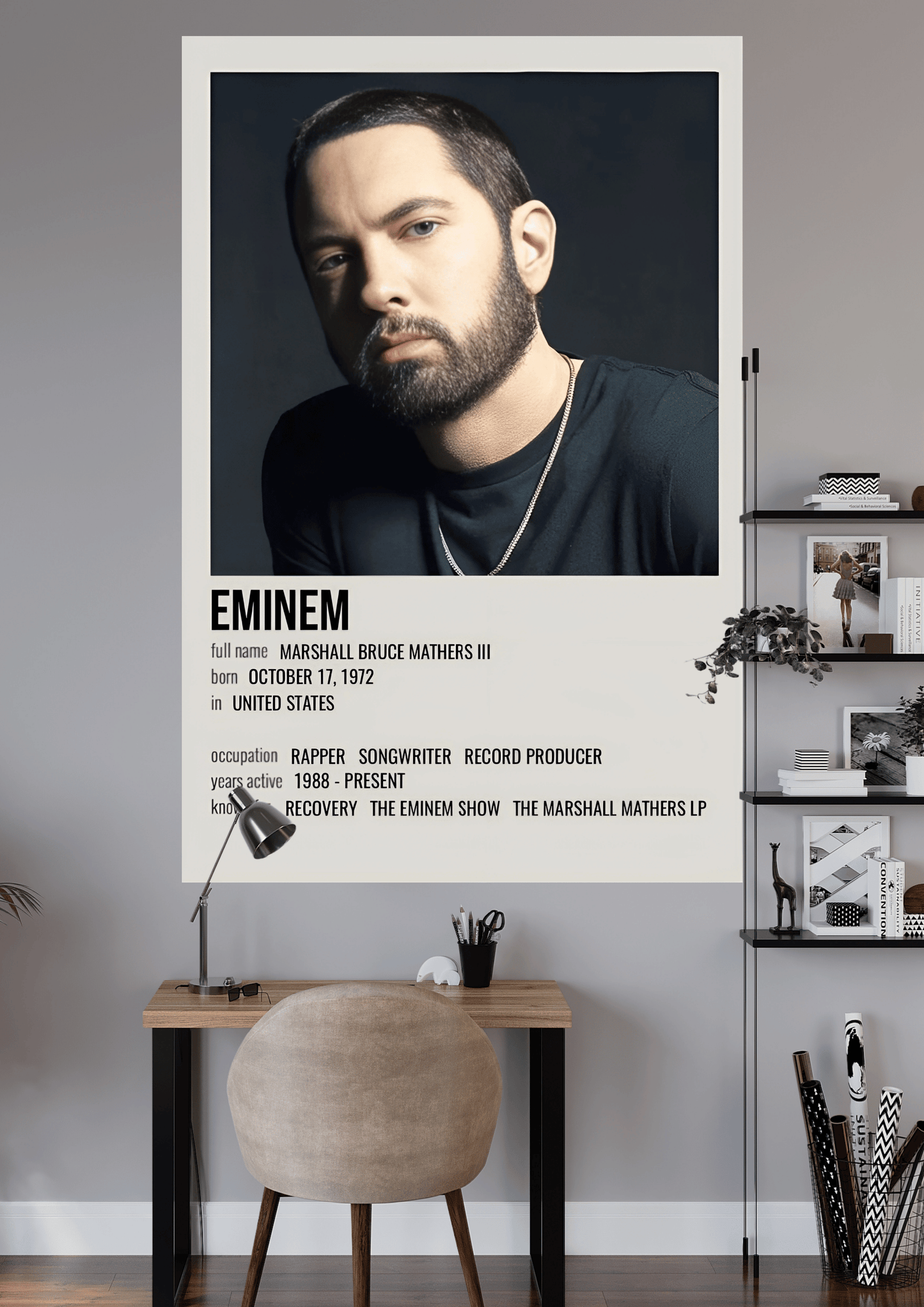 EMINEM | UNIQUE DESIGN | SONG POSTER | #HIP056