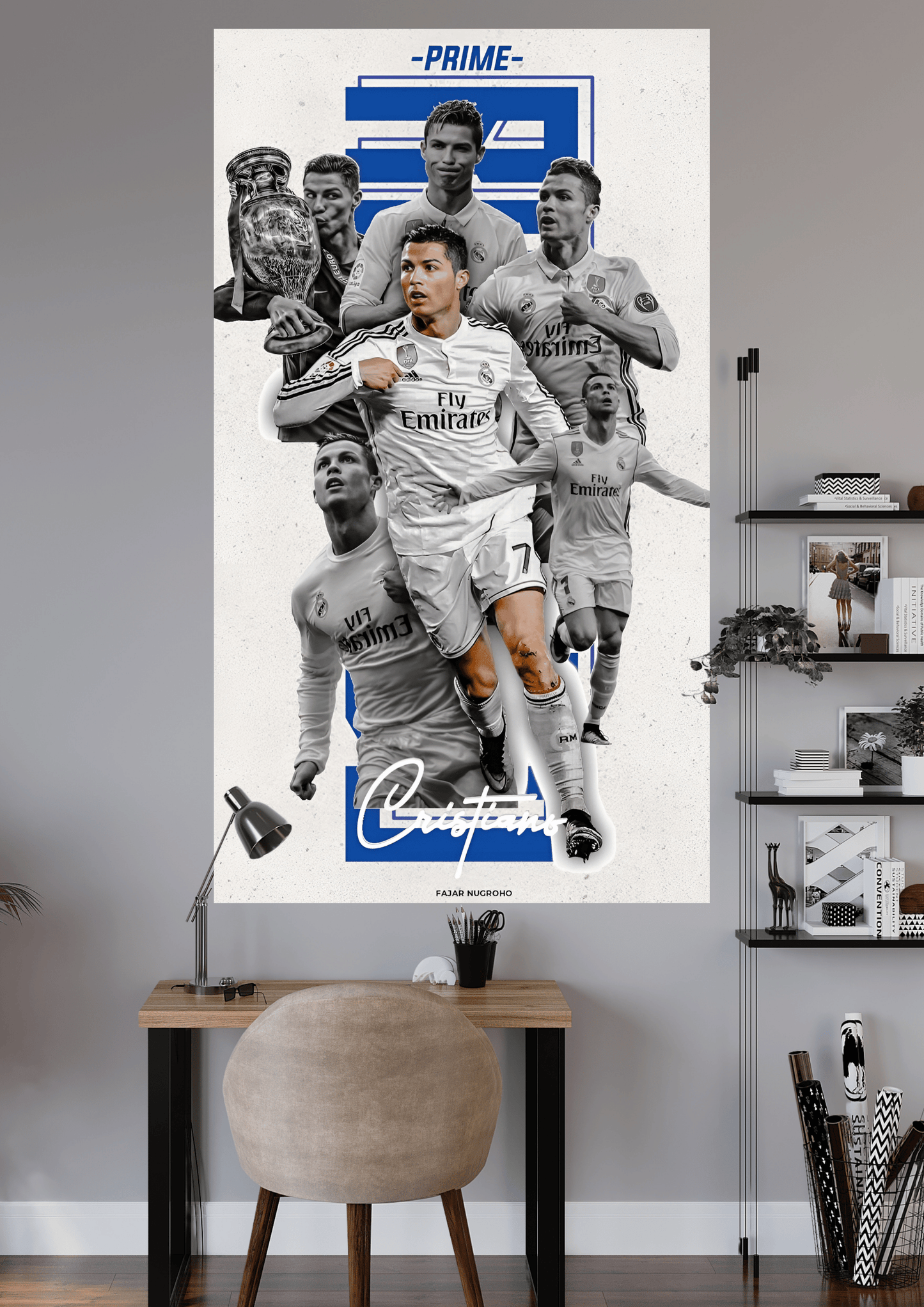 CRISTIANO RONALDO | UNIQUE DESIGN | FOOTBALL POSTER | #HIP010