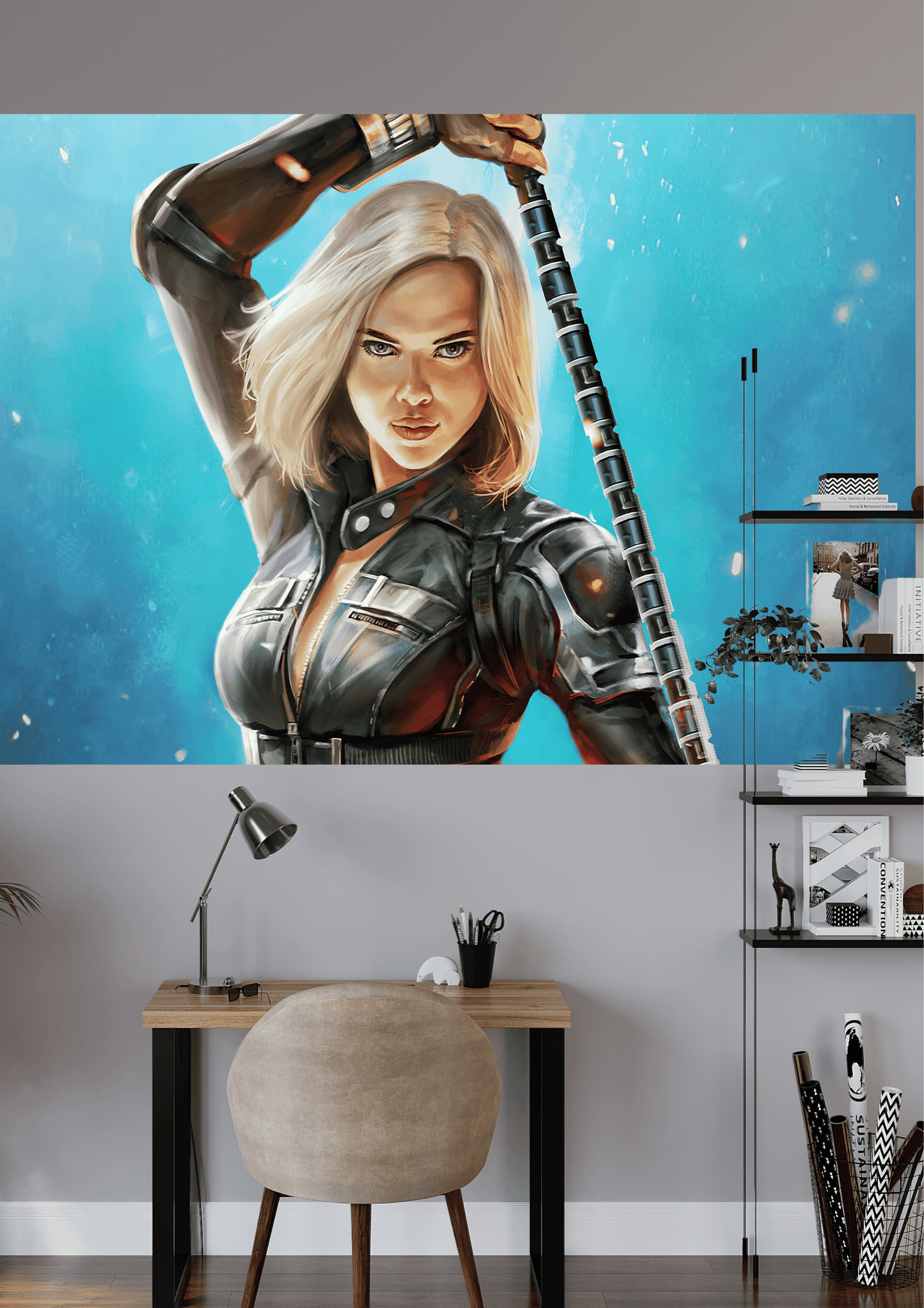 BLACK WIDOW LANDSCAPE POSTER | UNIQUE DESIGN | MARVEL POSTER | #OFFHIL206