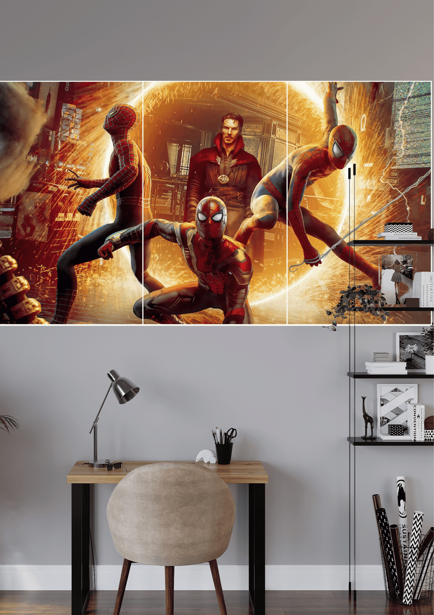 SPIDERMAN NO WAY HOME SPLIT | 3 Split Poster | High Quality Design | #HI3S191