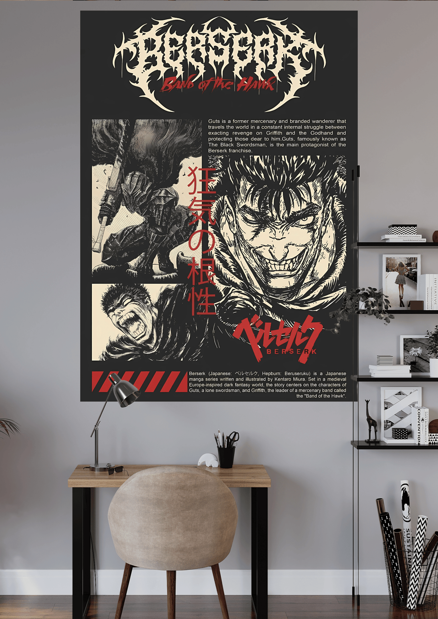 BERSERK | UNIQUE DESIGN | ANIME POSTER | #OFFHIP079