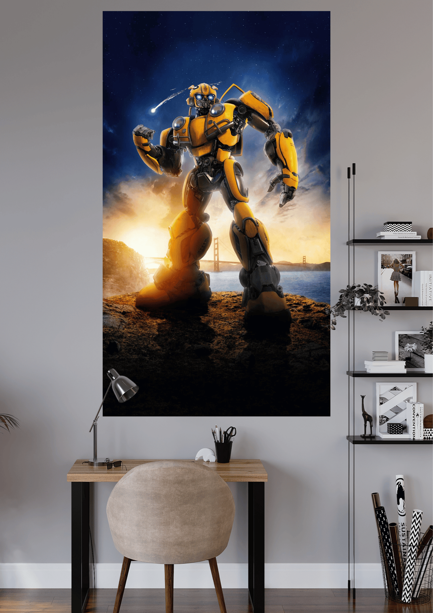 TRANSFORMERS BUMBLEBEE | UNIQUE DESIGN | MOVIE POSTER | #HIP122