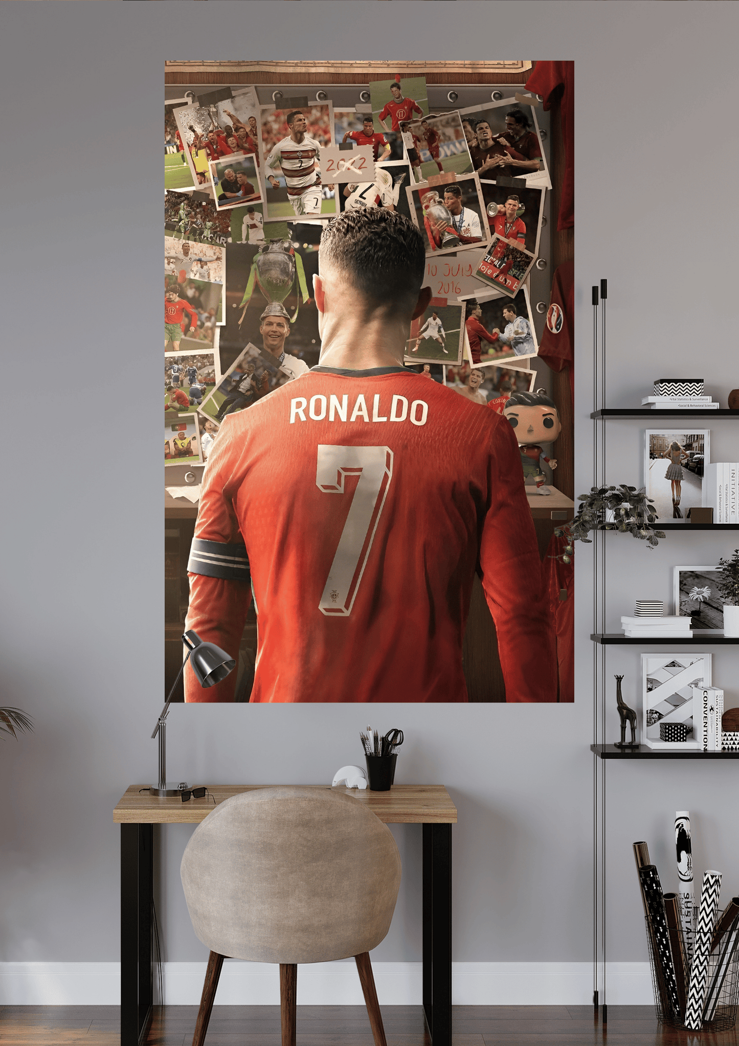 RONALDO | UNIQUE DESIGN | FOOTBALL POSTER | #HIP015
