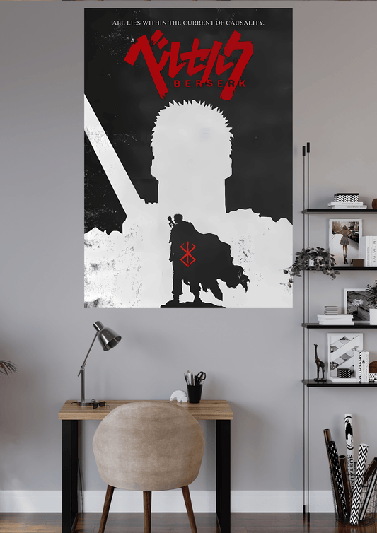 UNIQUE BERSERK POSTER | UNIQUE DESIGN | ANIME POSTER | #OFFHIP100