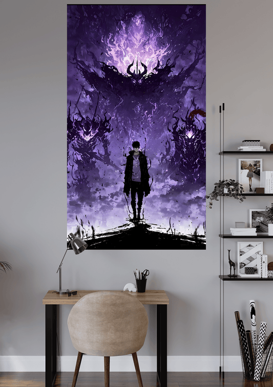 SUNG JIN WOO POSTER | UNIQUE DESIGN | ANIME POSTER | #OFFHIP102