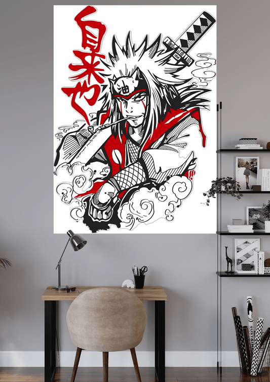 UNIQUE JIRAYA POSTER | UNIQUE DESIGN | ANIME POSTER | #OOFHIP107