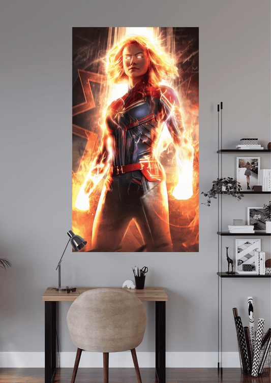 AVENGERS END GAME CAPTAIN MARVEL | UNIQUE DESIGN | MARVEL POSTER | #OFFHIP125