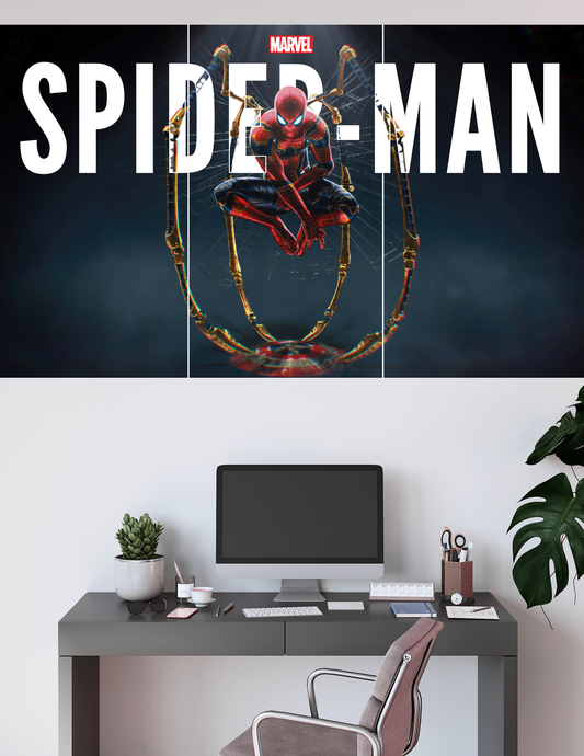 Spiderman Iron Spider Armor | 3 Split Poster | High Quality Design | #HI3S5