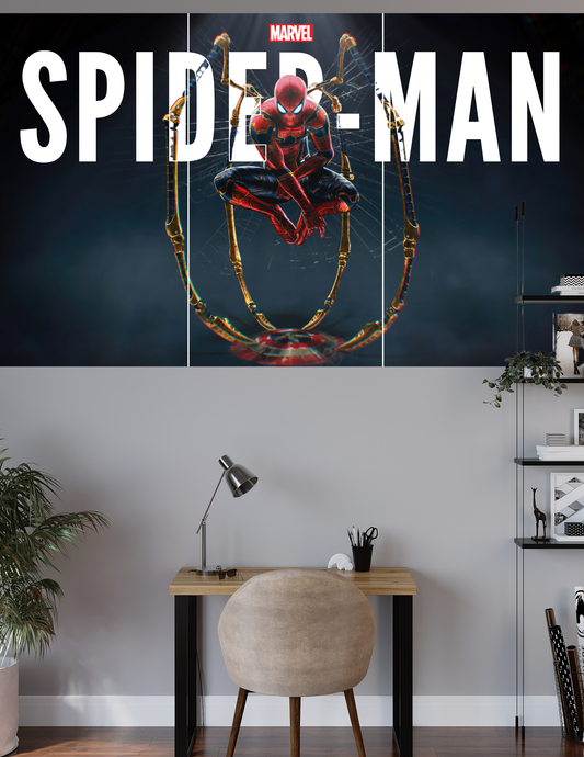 Spiderman Iron Spider Armor | 3 Split Poster | High Quality Design | #HI3S5