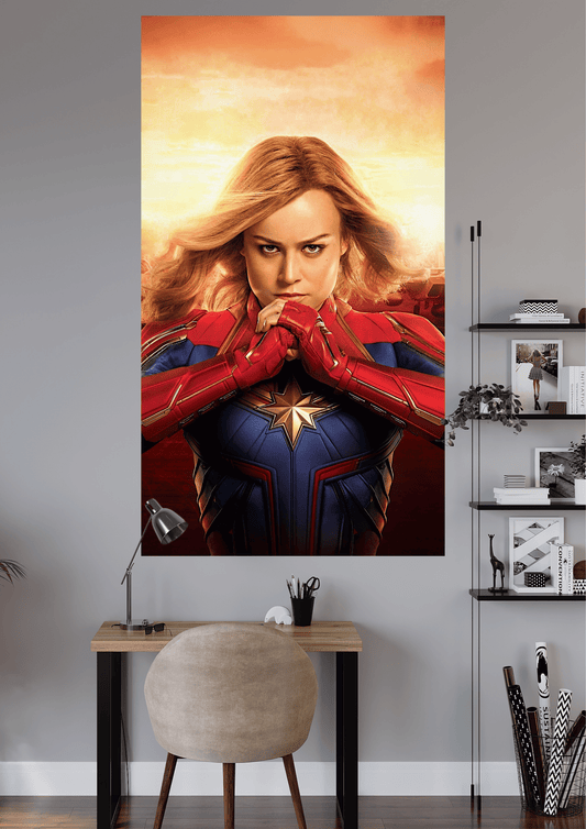 CAPTAIN MARVEL | UNIQUE DESIGN | MARVEL POSTER | #OFFHIP126