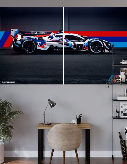 BMW M Hybrid V8 | 2 Split Poster | High Quality Design | #HI2S1