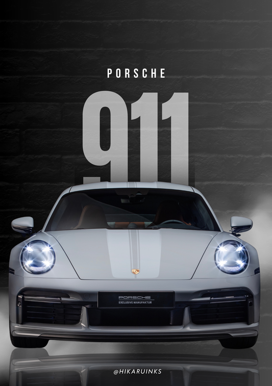 PORSCHE 911 | UNIQUE DESIGN | CAR POSTER