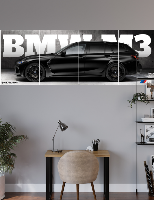 BMW M3 | 5 Split Poster | High Quality Design | #HI5S3