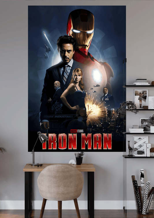 IRON MAN | UNIQUE DESIGN | MOVIE POSTER | #HIP035