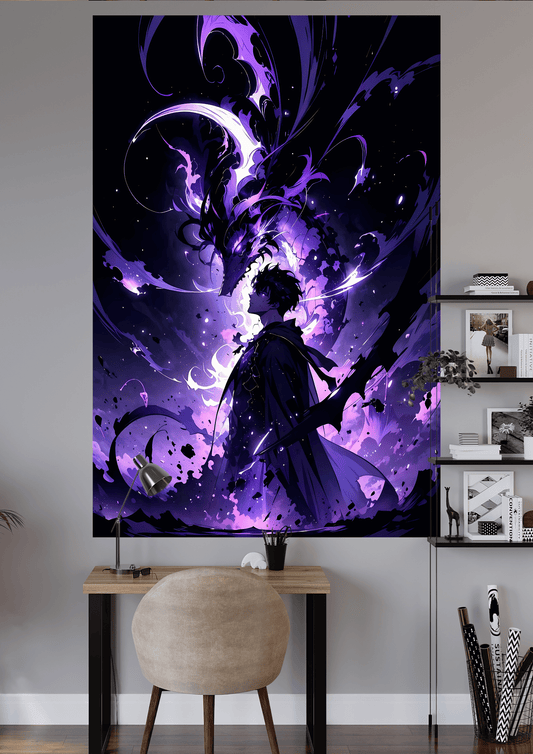 SOLO LEVELING SUNG JIN WOO | UNIQUE DESIGN | ANIME POSTER | #OFFHIP048