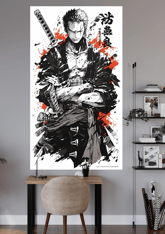ONE PIECE RORONOA ZORO | ZORO DESIGN | ANIME POSTER | #OFFHIP013