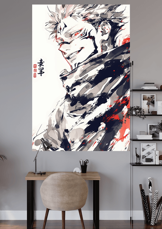 KING OF CURSES RYOMEN SUKUNA | SERIES OF JUJUTSU KAISEN DESIGN | ANIME POSTER | #OFFHIP014
