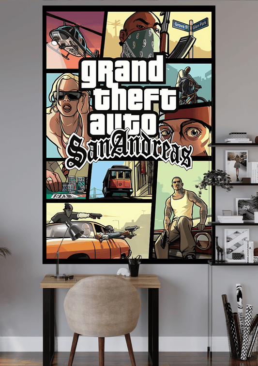 GTA SANANDREAS POSTER | GTA GAME POSTER | GTA | #HIP020