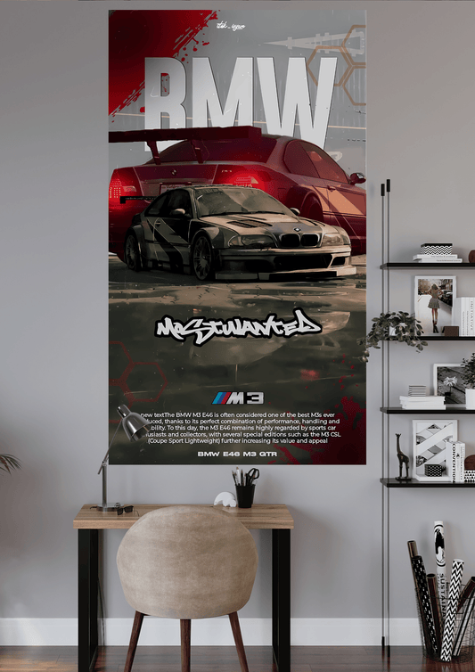 BMW POSTER | CAR POSTER | UNIQUE BMW DESIGN OF CAR POSTER | #OFFHIP042