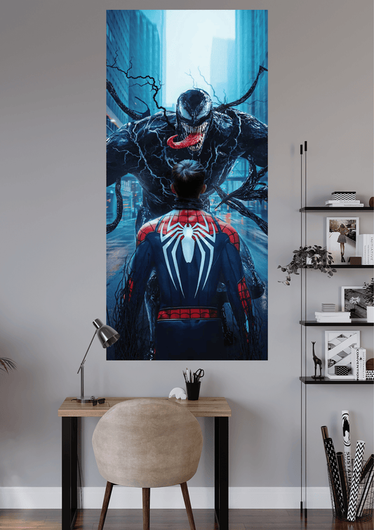 SPIDERMAN AND VENOM | UNIQUE DESIGN | GAME POSTER | #HIP160