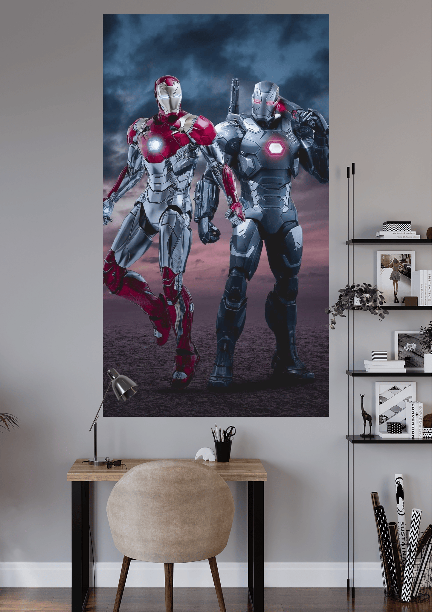 IRONMAN AND WAR MACHINE | UNIQUE DESIGN | MARVEL POSTER | #OFFHIP118
