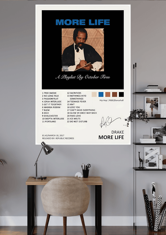 MORE LIFE | UNIQUE DESIGN | SONG POSTER | #HIP055