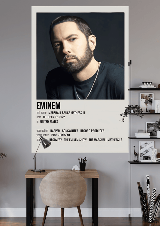 EMINEM | UNIQUE DESIGN | SONG POSTER | #HIP056
