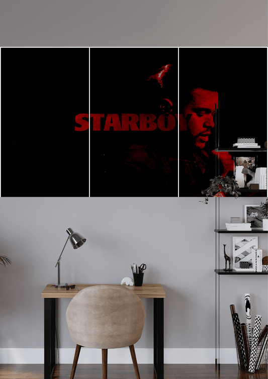 STARBOY POSTER | 3 Split Poster | High Quality Design | #HI3S177
