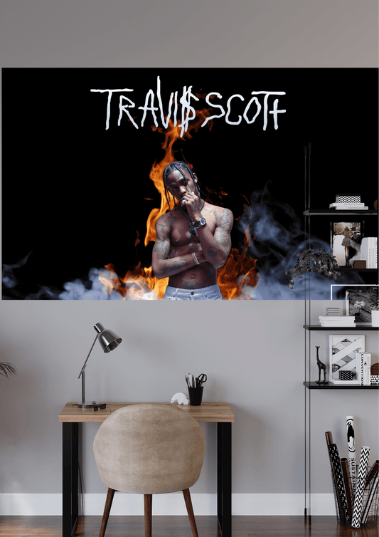 TRAVIS SCOTT LANDSCAPE POSTER | UNIQUE DESIGN | MARVEL POSTER | #OFFHIL207