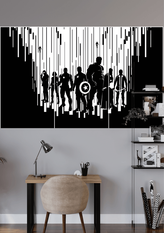 AVENGERS SPLIT POSTER | 3 Split Poster | High Quality Design | #HI3S178