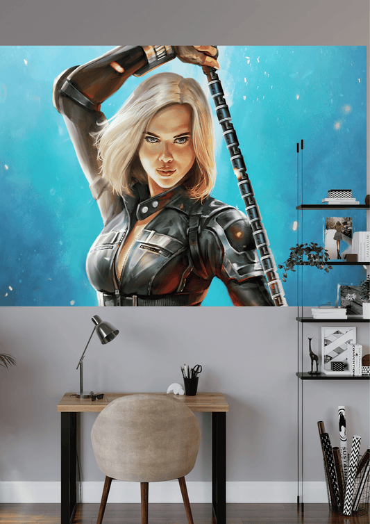 BLACK WIDOW LANDSCAPE POSTER | UNIQUE DESIGN | MARVEL POSTER | #HIL206