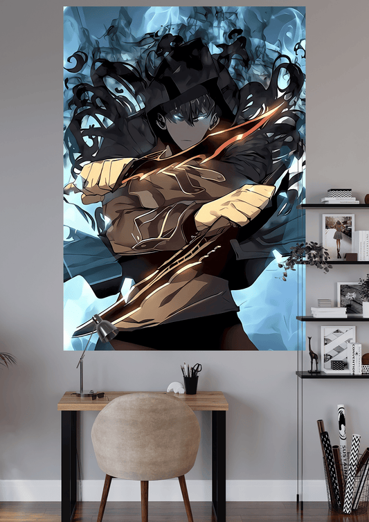 SUNG JIN WOO | UNIQUE DESIGN | ANIME POSTER | #OFFHIP076