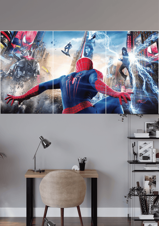 SPIDERMAN FIGHT SPLIT POSTER | 3 Split Poster | High Quality Design | #HI3S190