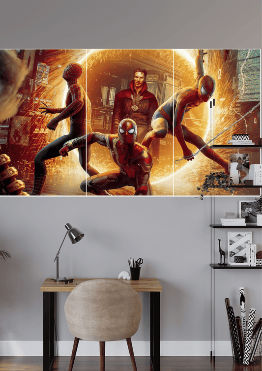 SPIDERMAN NO WAY HOME SPLIT | 3 Split Poster | High Quality Design | #HI3S191