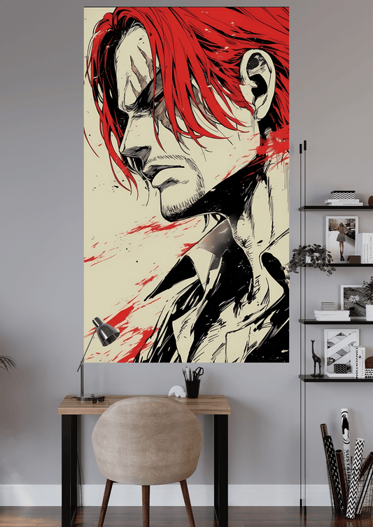 SHANKS FROM ONE PIECE | UNIQUE DESIGN | ANIME POSTER | #HIP081
