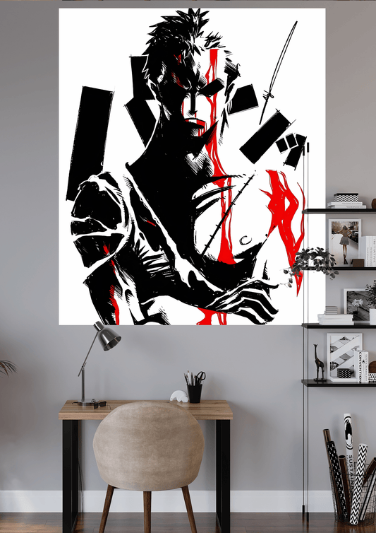 ZORO FROM ONE PIECE | UNIQUE DESIGN | ANIME POSTER | #OFFHIP084