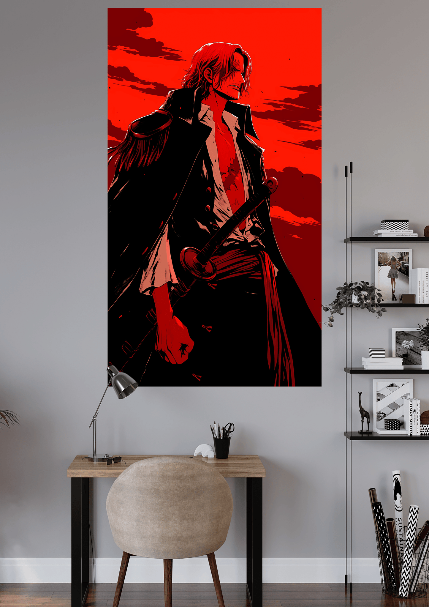 SHANKS POSTER | UNIQUE DESIGN | ANIME POSTER | #OFFHIP091