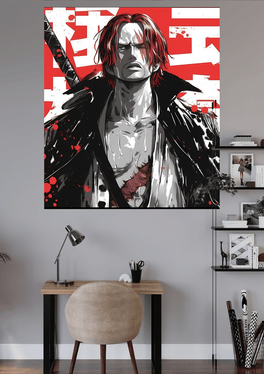 ONE PIECE SHANKS | UNIQUE DESIGN | ANIME POSTER | #OFFHIP093